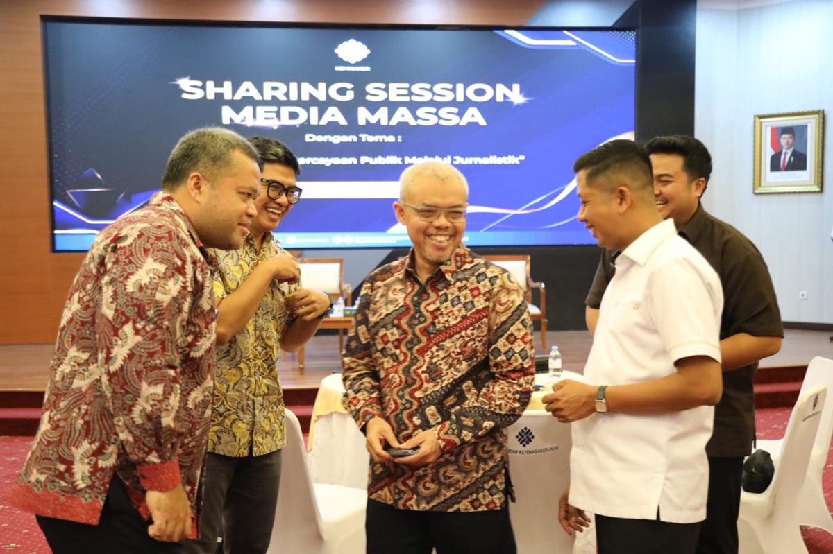 Kemnaker Perkuat Kapasitas Humas Lewat Sharing Session Media Massa