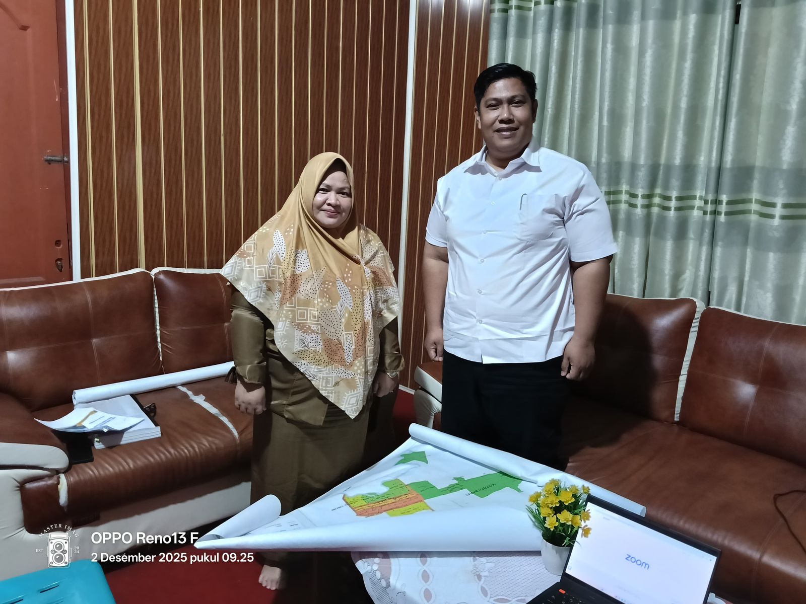 Kantah Kab. Asahan koordinasi dengan Bappenda Kab. Asahan, Bahas Zona Nilai Tanah