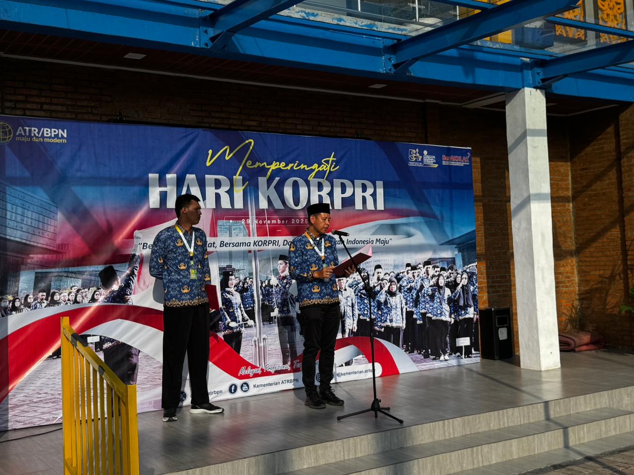 Kantor Pertanahan Kabupaten Asahan gelar Upacara HUT ke-54 KORPRI
