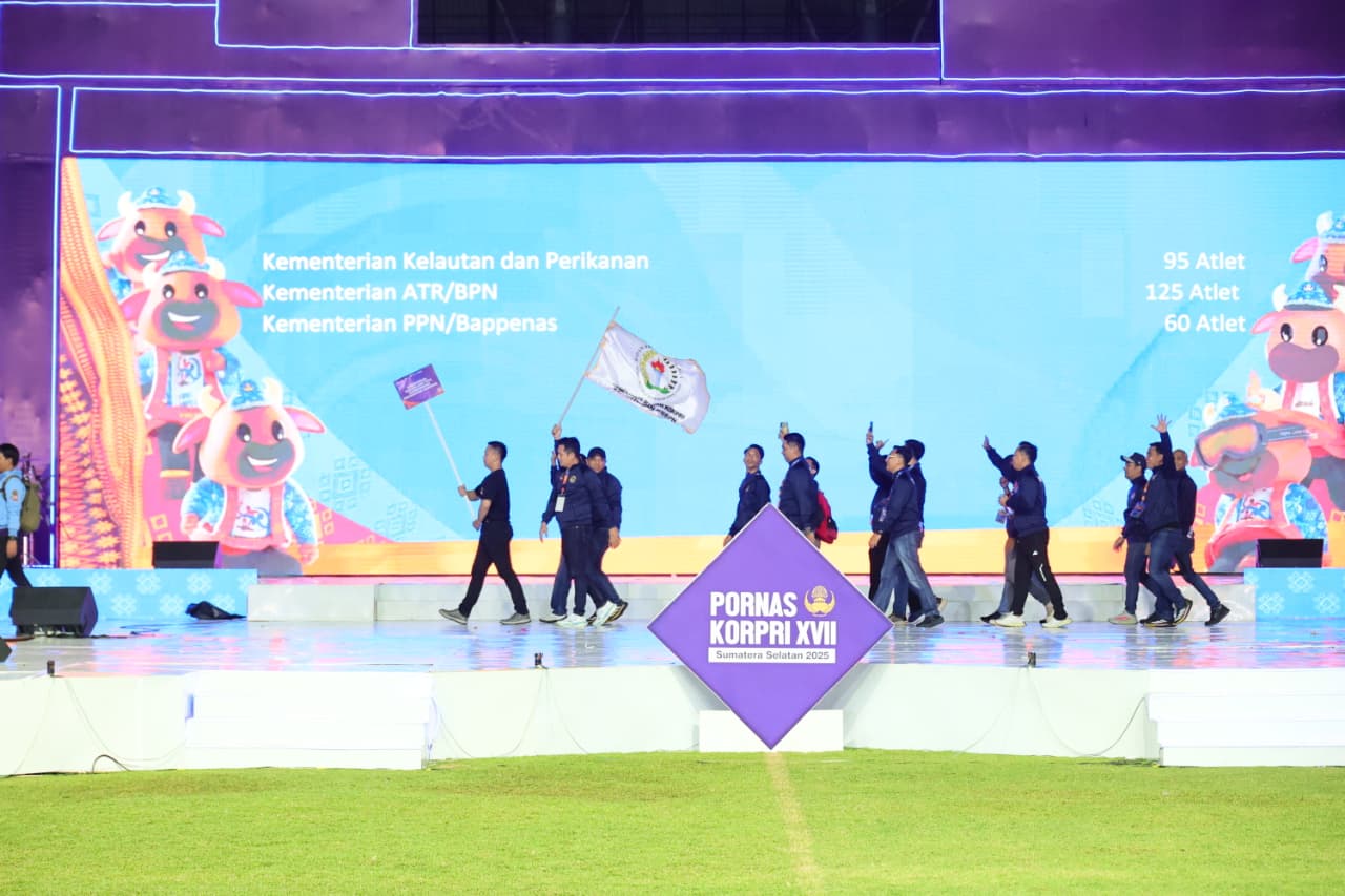 PORNAS XVII KORPRI Resmi Dibuka, Kementerian ATR/BPN Siap Perebutkan Juara di & Cabang Olahraga