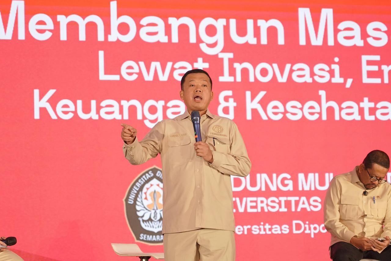 Jadi Pemateri "Indonesia Punya Kamu", Menteri Nusron: Generasi Muda Terdidik adalah Motor Penggerak Dunia