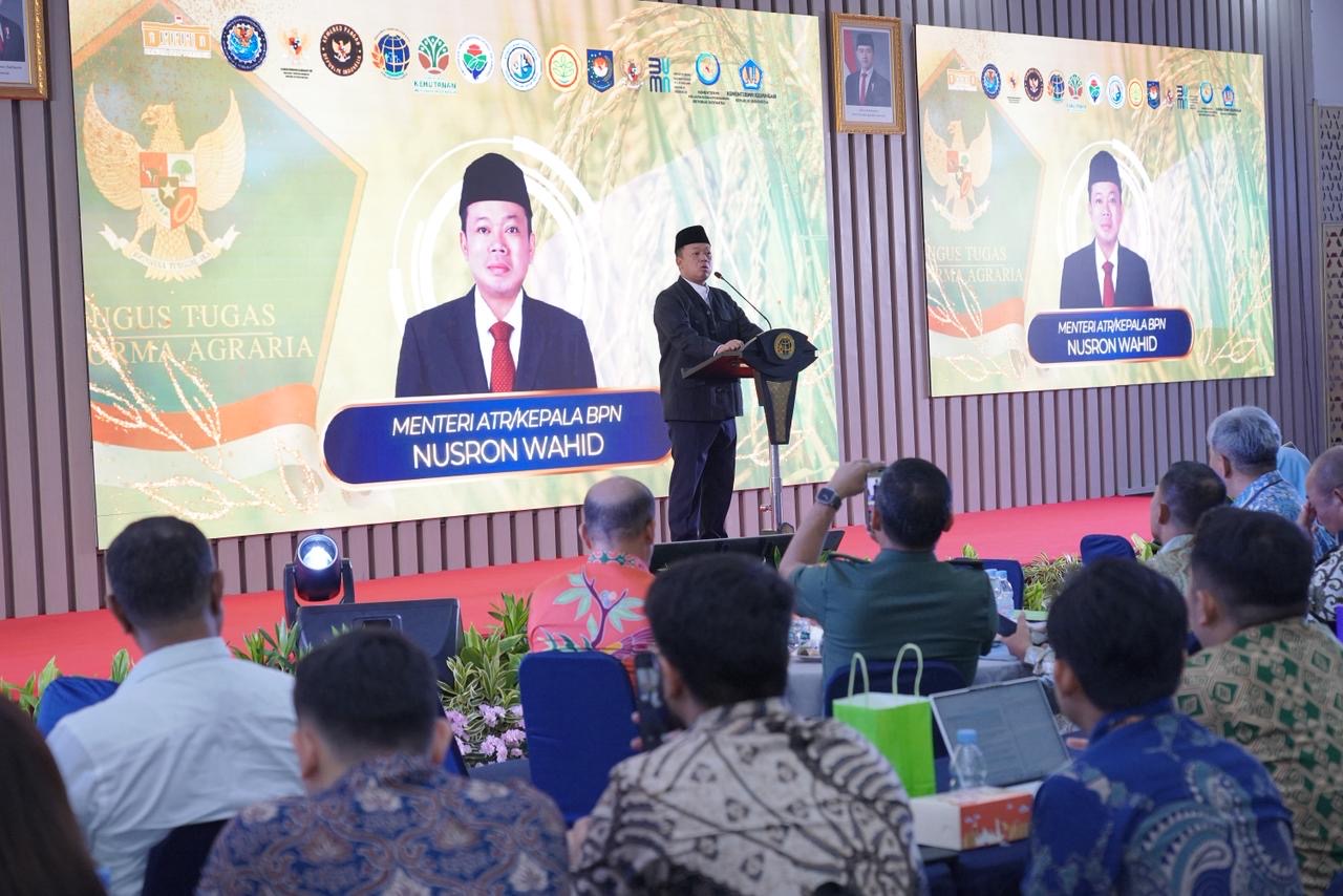 Menteri Nusron Pastikan Keseimbangan Kebijakan Ketahanan Pangan dan Investasi Berjalan Beriringan