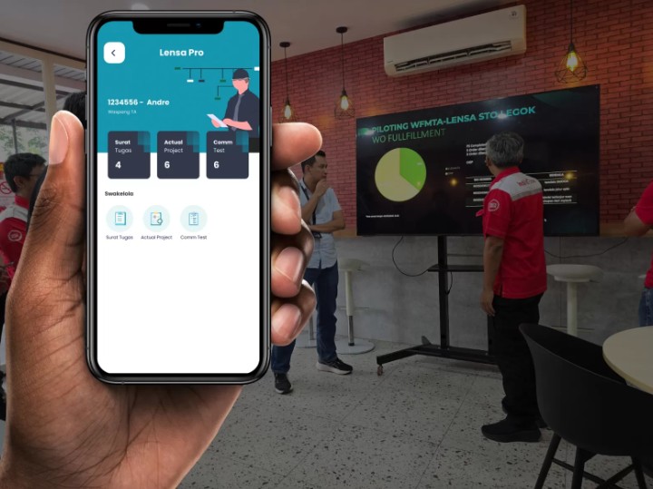 Telkom Akses Luncurkan LENSA-PRO, Aplikasi untuk Perkuat Transformasi Digital Proyek Konstruksi