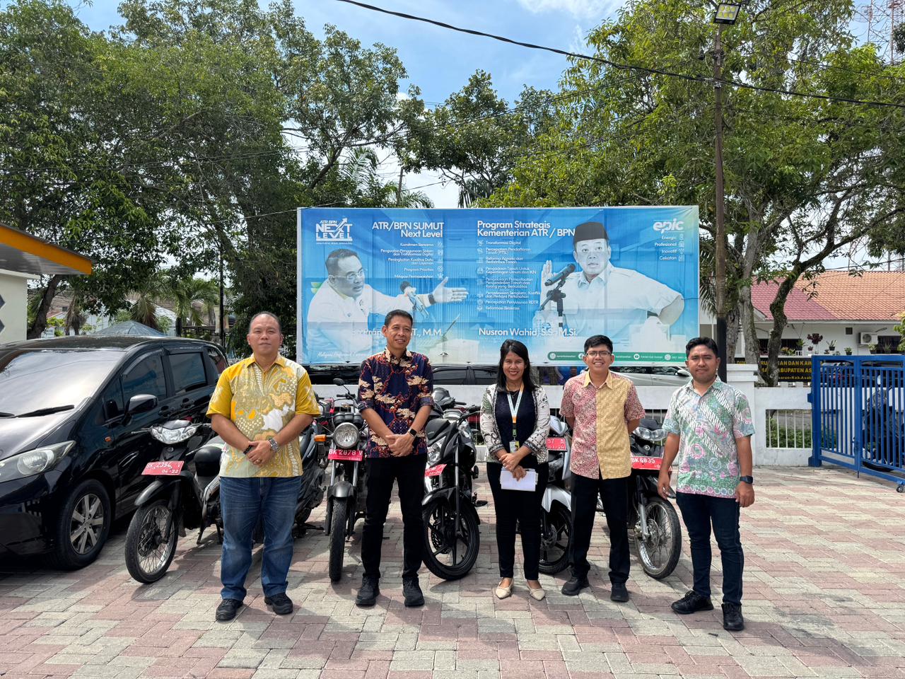 Kantor Pertanahan Kabupaten Asahan Gelar Apel Kendaraan Dinas