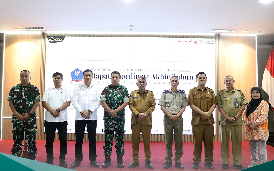 Rapat Koordinasi Akhir Tahun Kegiatan GTRA dalam Rangka Pencapaian Output GTRA Provinsi Sumatera Utara Tahun 2025