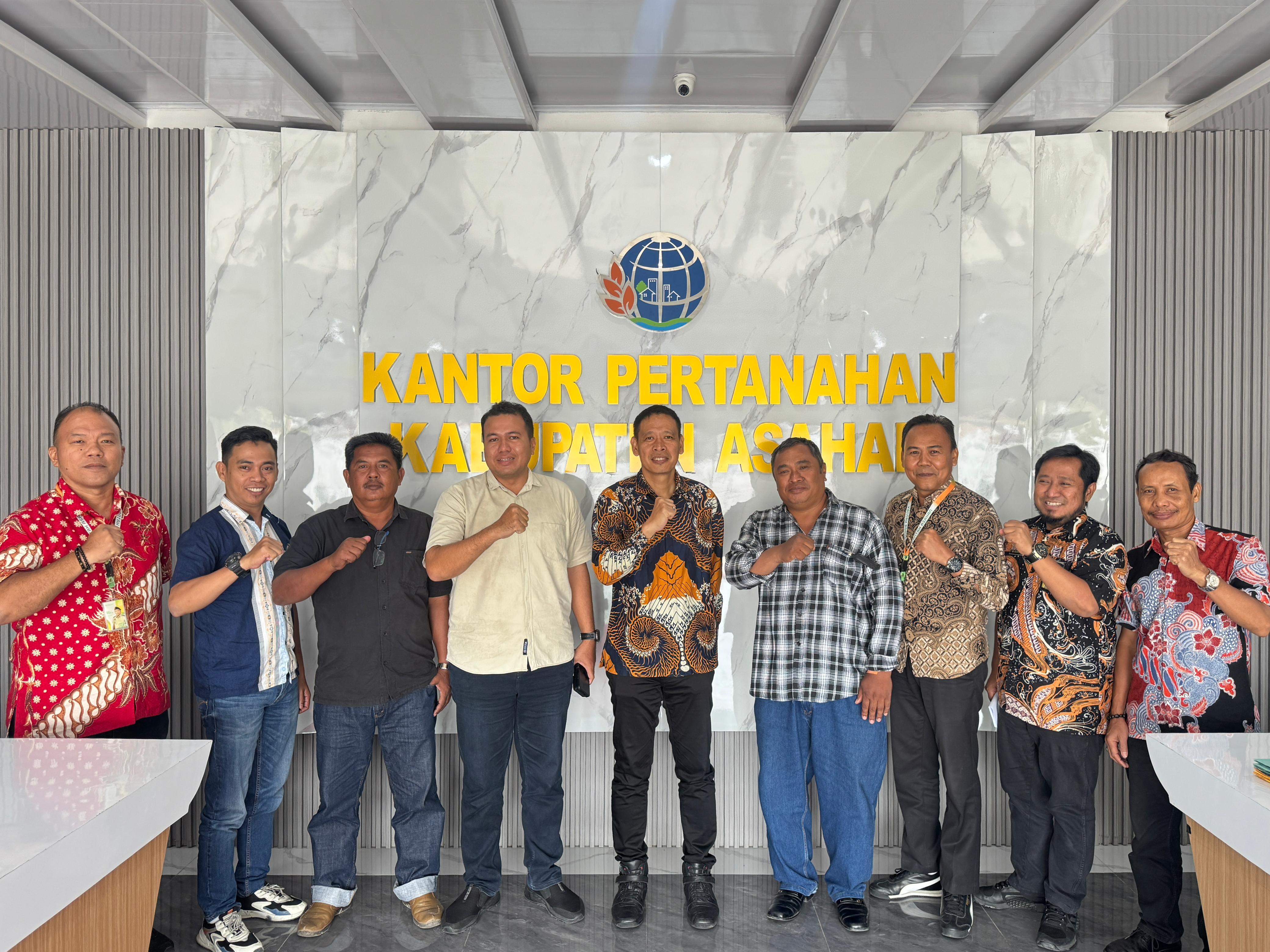 REI (Real Estat Indonesia) Kabupaten Asahan Kunjungi Kepala Kantor Pertanahan Kabupaten Asahan Bahas Percepatan Rumah Masyarakat Berpenghasilan Rendah (MBR)