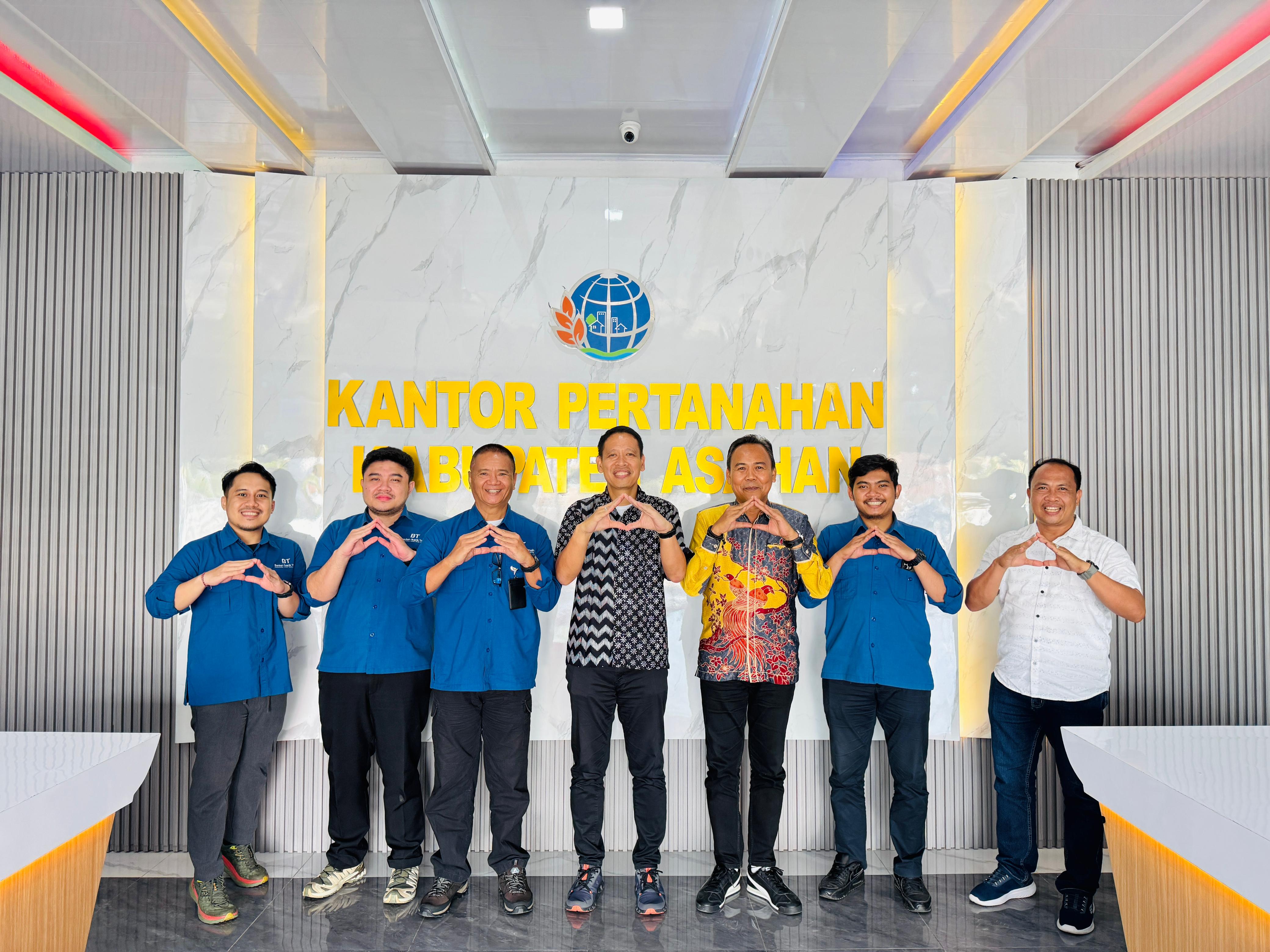 Badan Bank Tanah Melakukan Kunjungan Kerja Ke Kantor Pertanahan Kabupaten Asahan