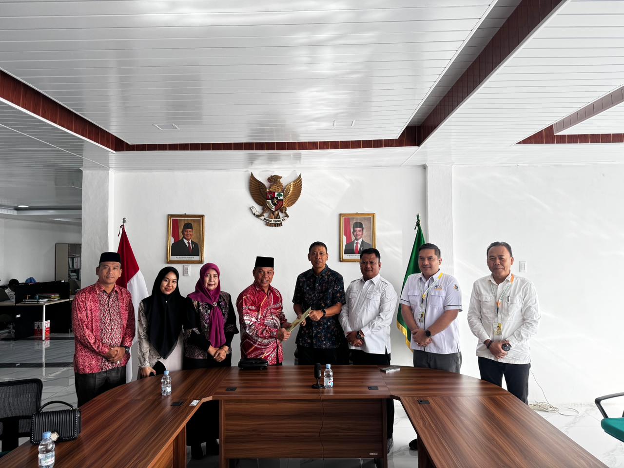 Wakil Bupati Asahan Sambangi Kantor Pertanahan Kabupaten Asahan, Bahas Percepatan Sertipikasi Tanah