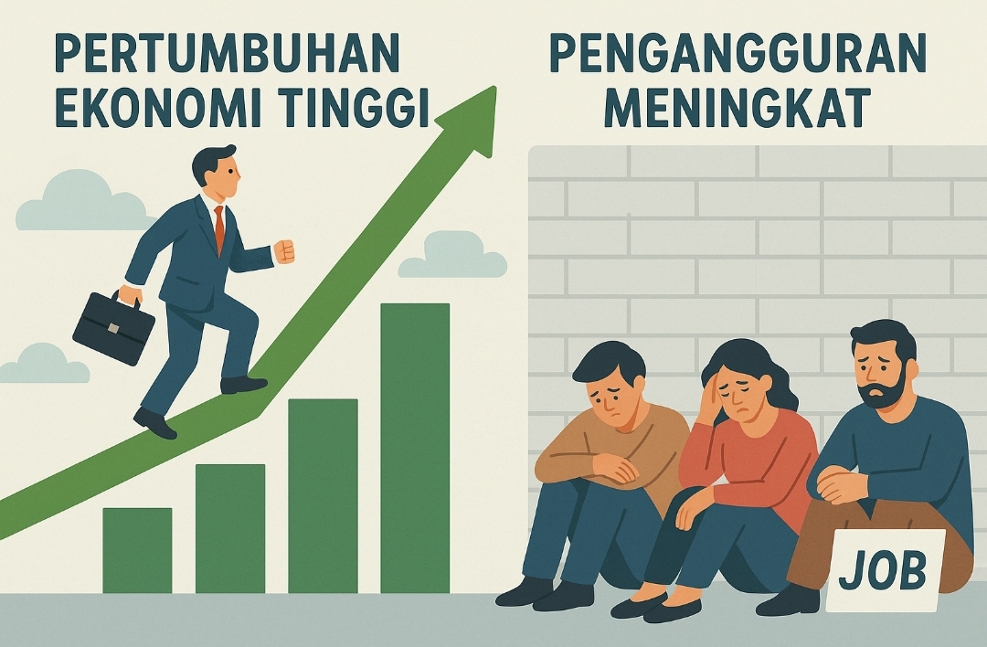 Kontras Pertumbuhan Ekonomi dan Nasib Pekerja