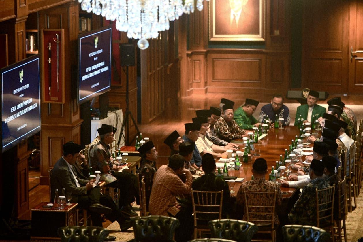 Terima Ormas Islam, Presiden Prabowo Bahas Persatuan dan Tantangan Bangsa