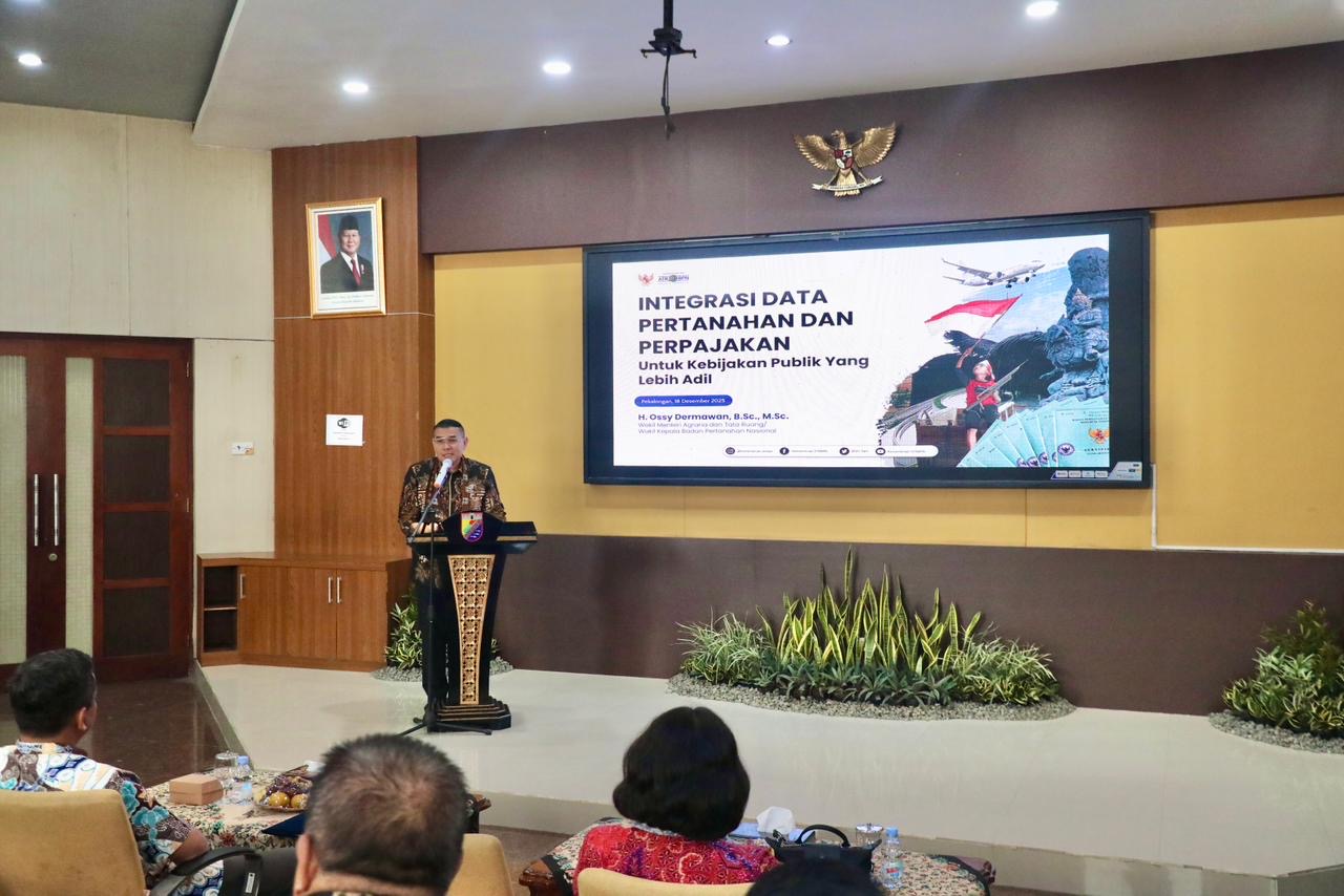 Integrasi NIB dan NOP di Kota Pekalongan, Wamen Ossy: Pertanahan, Perpajakan, Tata Ruang, dan Investasi Jadi Punya Fondasi Kokoh