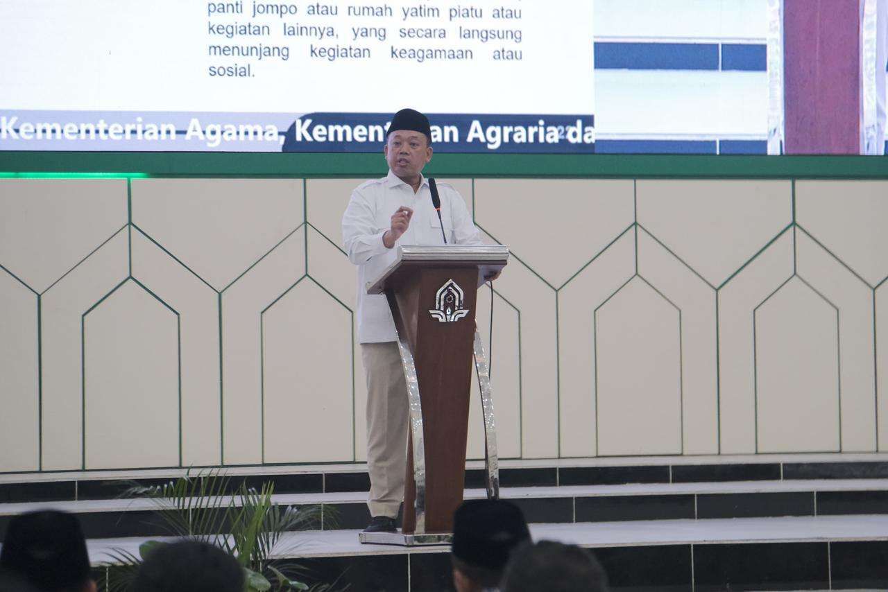 Kementerian ATR/BPN Wujudkan Kepastian Hukum Tanah Wakaf