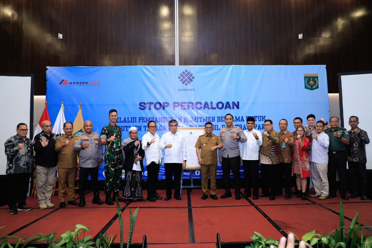 Menaker: Gerakan Stop Percaloan Butuh Komitmen Bersama