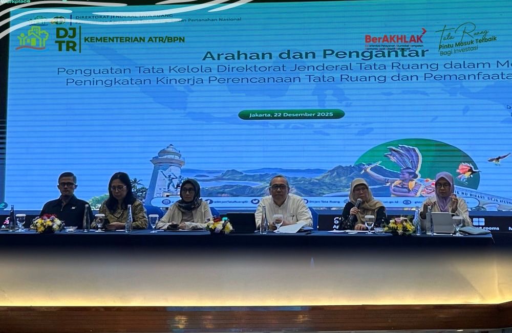 Rapat Kebijakan Tata Kelola, Ditjen Tata Ruang Dorong Peningkatan Kinerja Perencanaan Tata Ruang dan Pemanfaatan Ruang