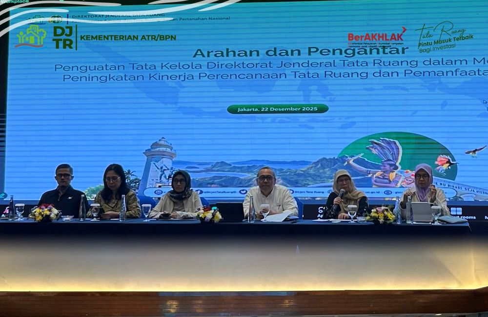Rapat Penguatan Tata Kelola, Ditjen Tata Ruang Dorong Peningkatan Kinerja Perencanaan Tata Ruang dan Pemanfaatan Ruang
