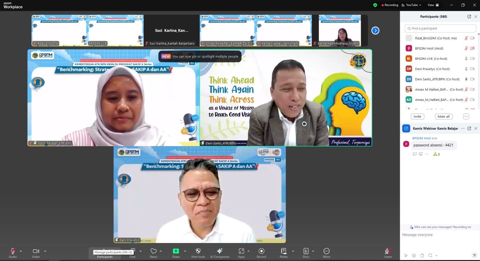 Kementerian ATR/BPN Dorong Capaian Skor SAKIP A demi Tingkatkan Tata Kelola dan Akuntabilitas