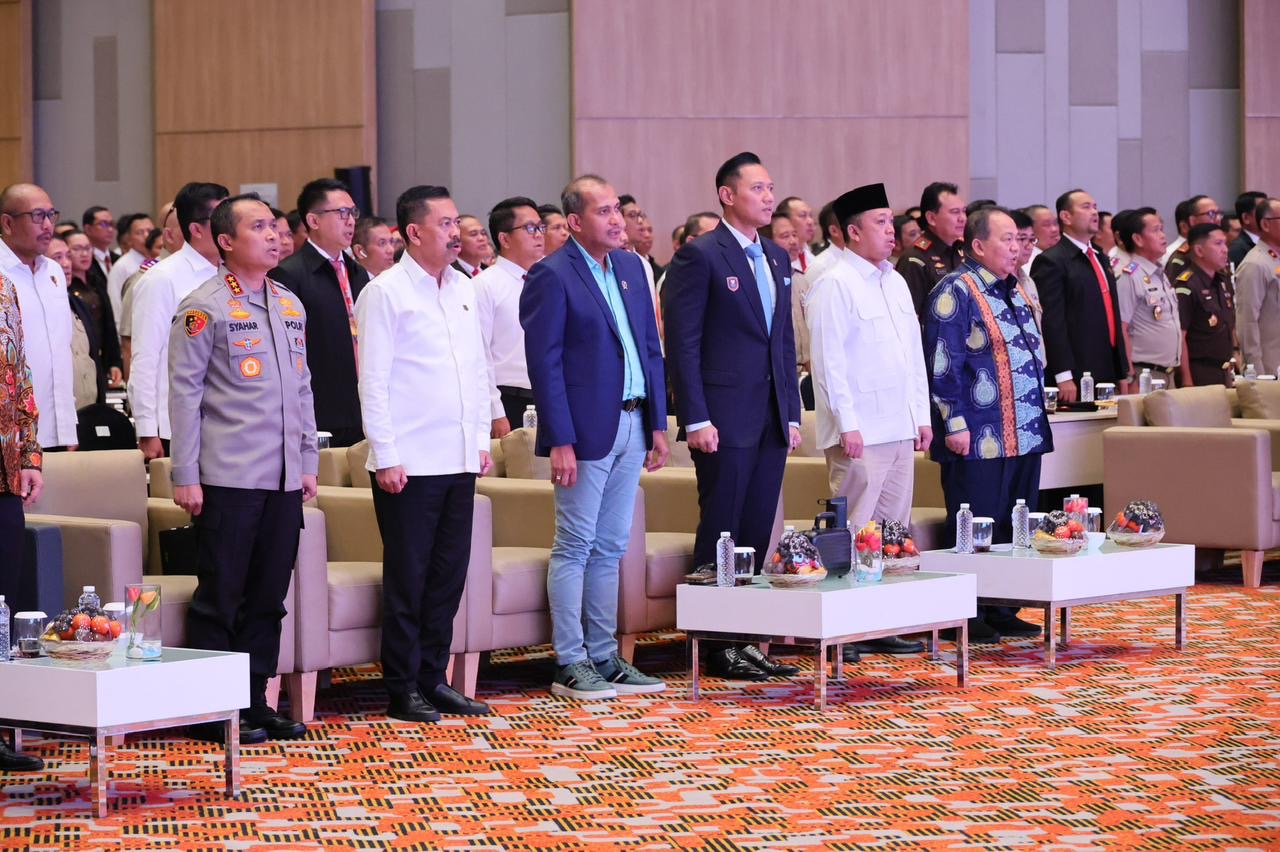 Kementerian ATR/BPN Gelar Rakor Pencegahan dan Penyelesaian Tindak Pidana Pertanahan, Wamen Hukum : Sinergitas dan Kolaborasi Suatu Keniscayaan