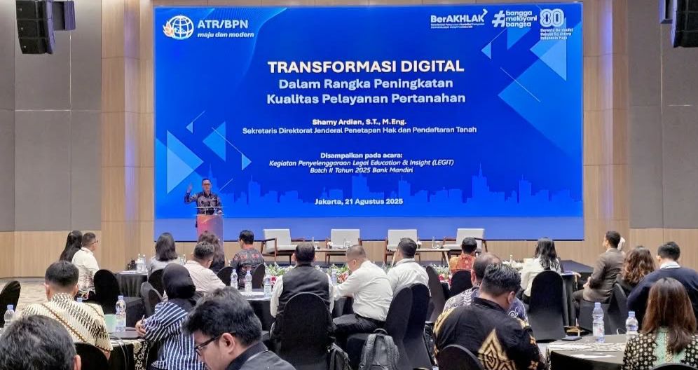 Implementasi Sertipikat Elektronik Kementerian ATR/BPN Perkuat Layanan Pertanahan dan Sektor Perbankan